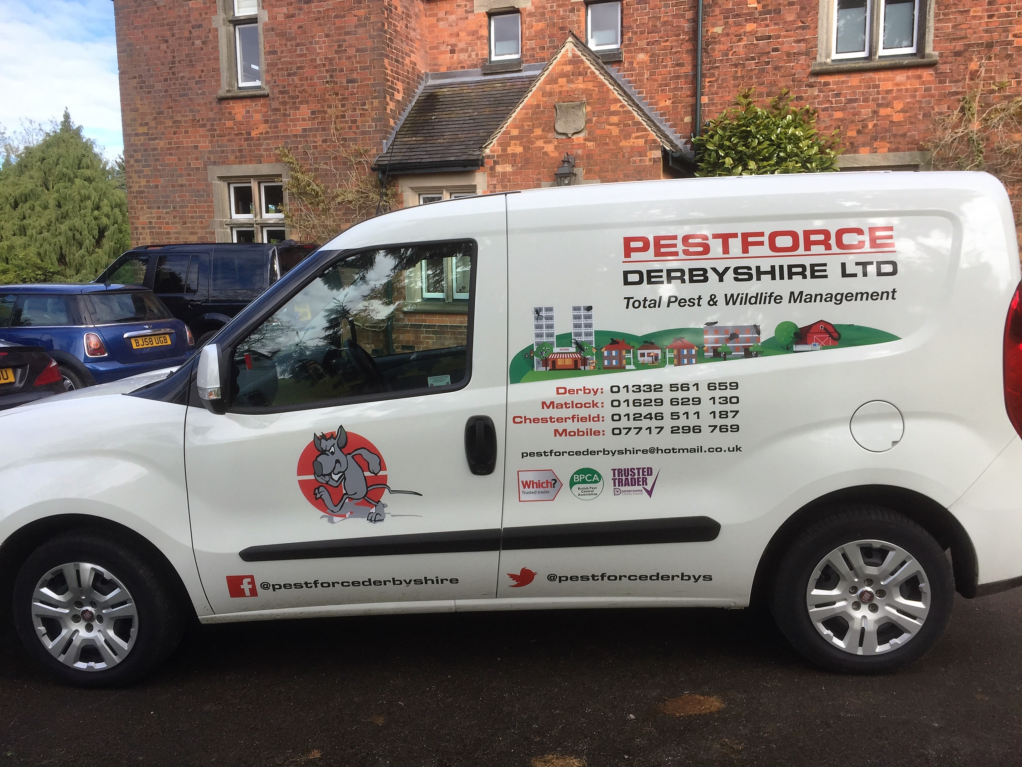 Pestforce Derby Van